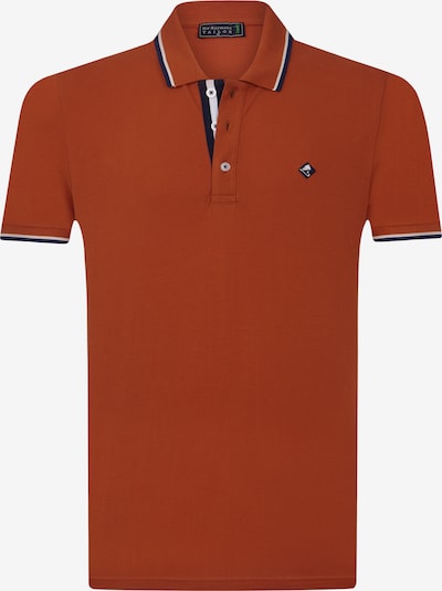 Sir Raymond Tailor Shirt 'Marcus' in de kleur Navy / Donkeroranje / Wit, Productweergave