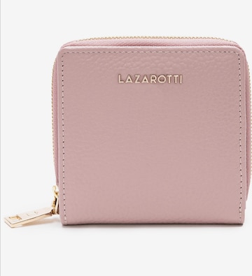 Lazarotti Wallet 'Bologna' in Pink: front