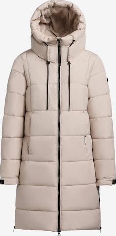 khujo Χειμερινό παλτό 'Indie2' σε μπεζ: μπροστά