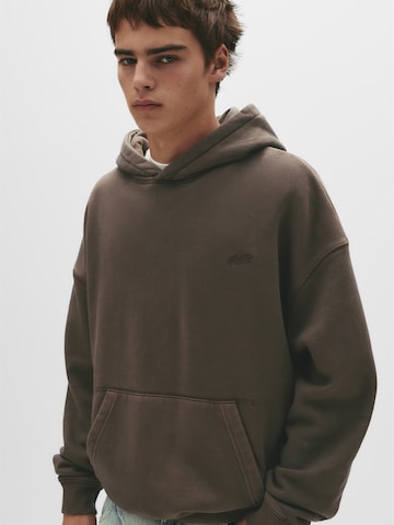 Pull&Bear Sweatshirt 'STWD' i brun