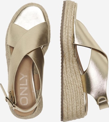 ONLY Sandale 'MINERVA-2' in Gold