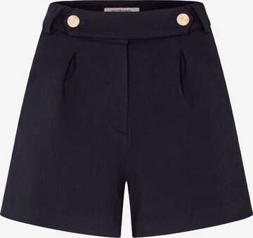 Morgan Normální Kalhoty se sklady v pase 'SHAINA' – modrá: přední strana