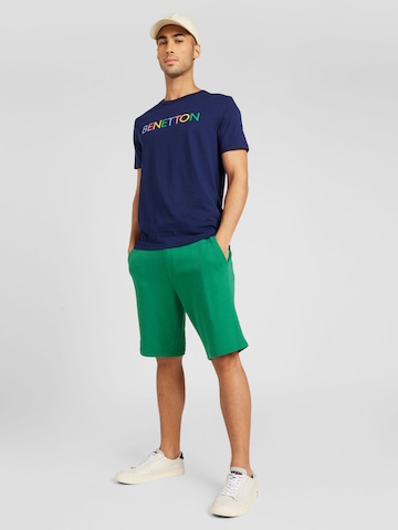 T-Shirt UNITED COLORS OF BENETTON en bleu