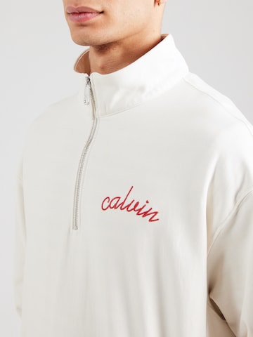 Calvin Klein Jeans Μπλούζα φούτερ σε λευκό