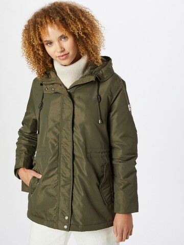 Pepe Jeans - Chaqueta de entretiempo 'Gaby' en verde: frente