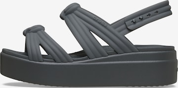 Crocs Sandaalit 'Brooklyn ' värissä harmaa: etupuoli