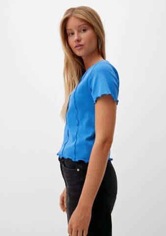 QS Shirt in Blauw