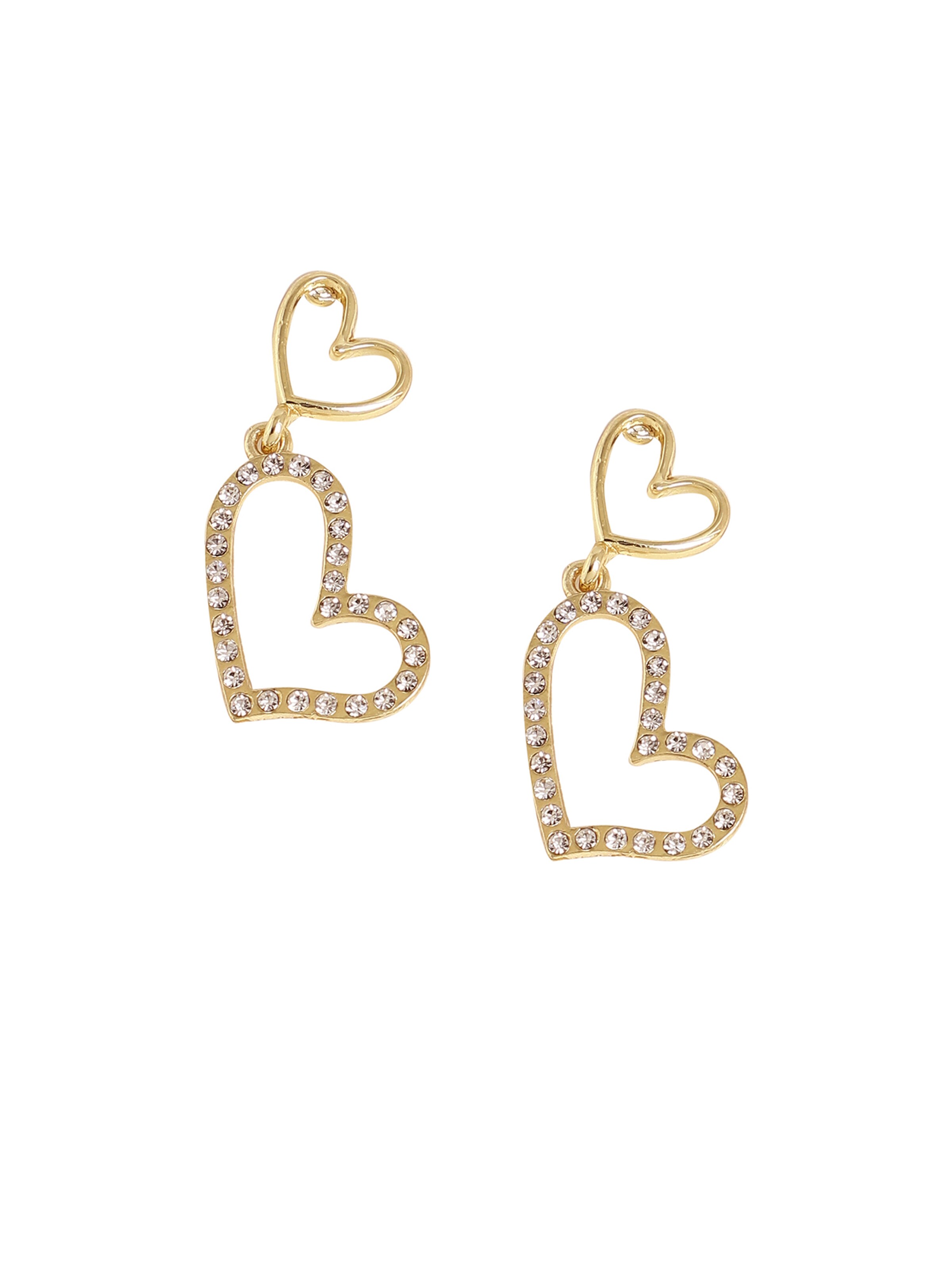 Boucles d'oreilles ' Brenda ' SOHI en or : devant