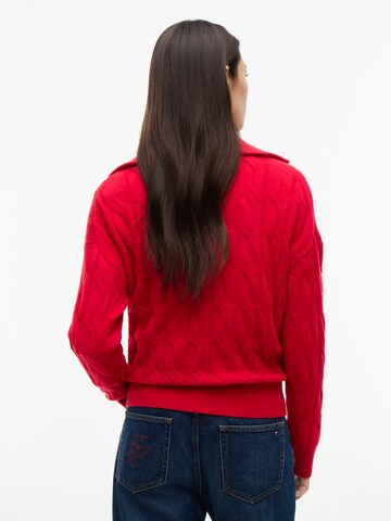 TOMMY HILFIGER Pullover in Rot