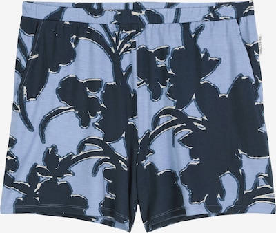 Marc O'Polo Pyjamashorts in hellblau / dunkelblau, Produktansicht