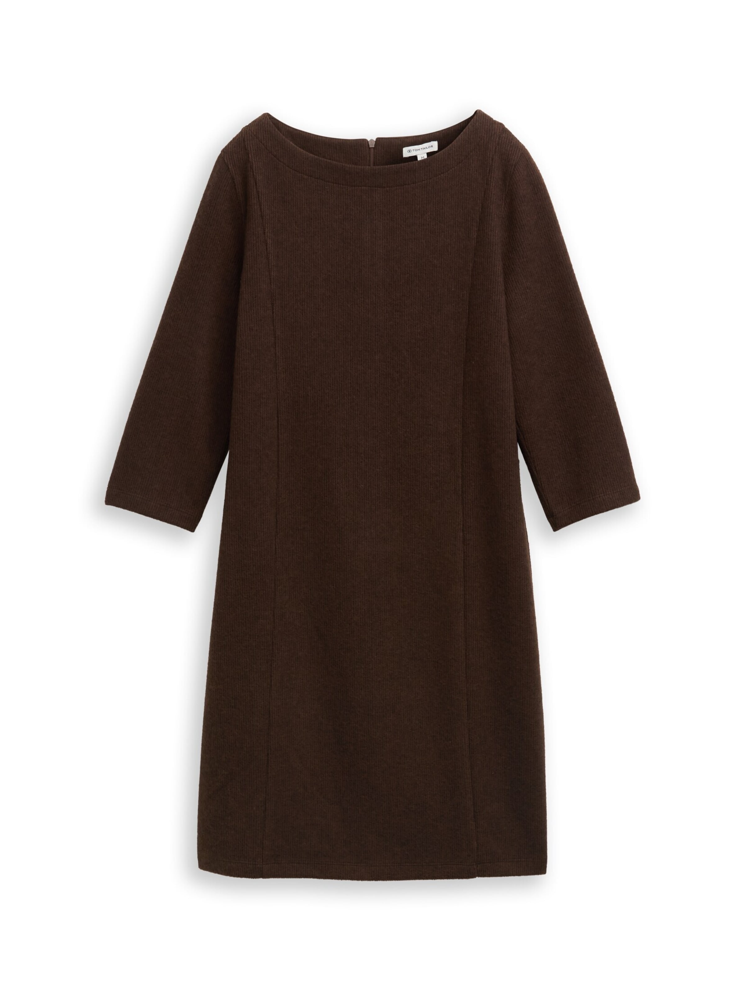 TOM TAILOR Dress 'Cosy' in Brown: front