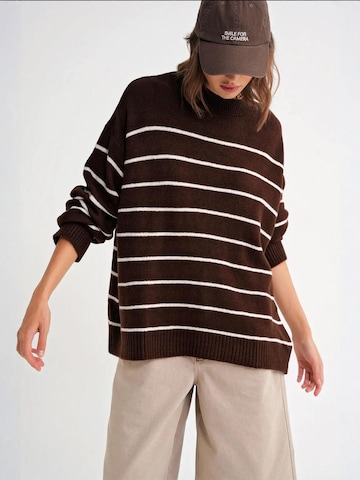 Pull-over oversize MixRay en marron