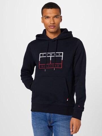 TOMMY HILFIGER Sweatshirt in Blauw: voorkant