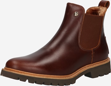 PANAMA JACK - Botas chelsea 'Gemma' em castanho: frente