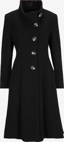 ERICH FEND Between-Seasons Coat in Black: front
