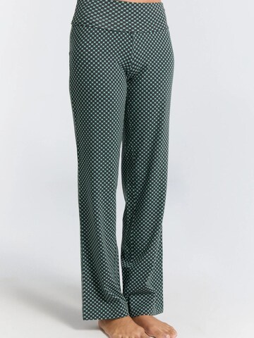 Leela COTTON Wide Leg Hose 'Damen Bio-Baumwoll Komforthose'‌‌‌‌‌‌ in Grün