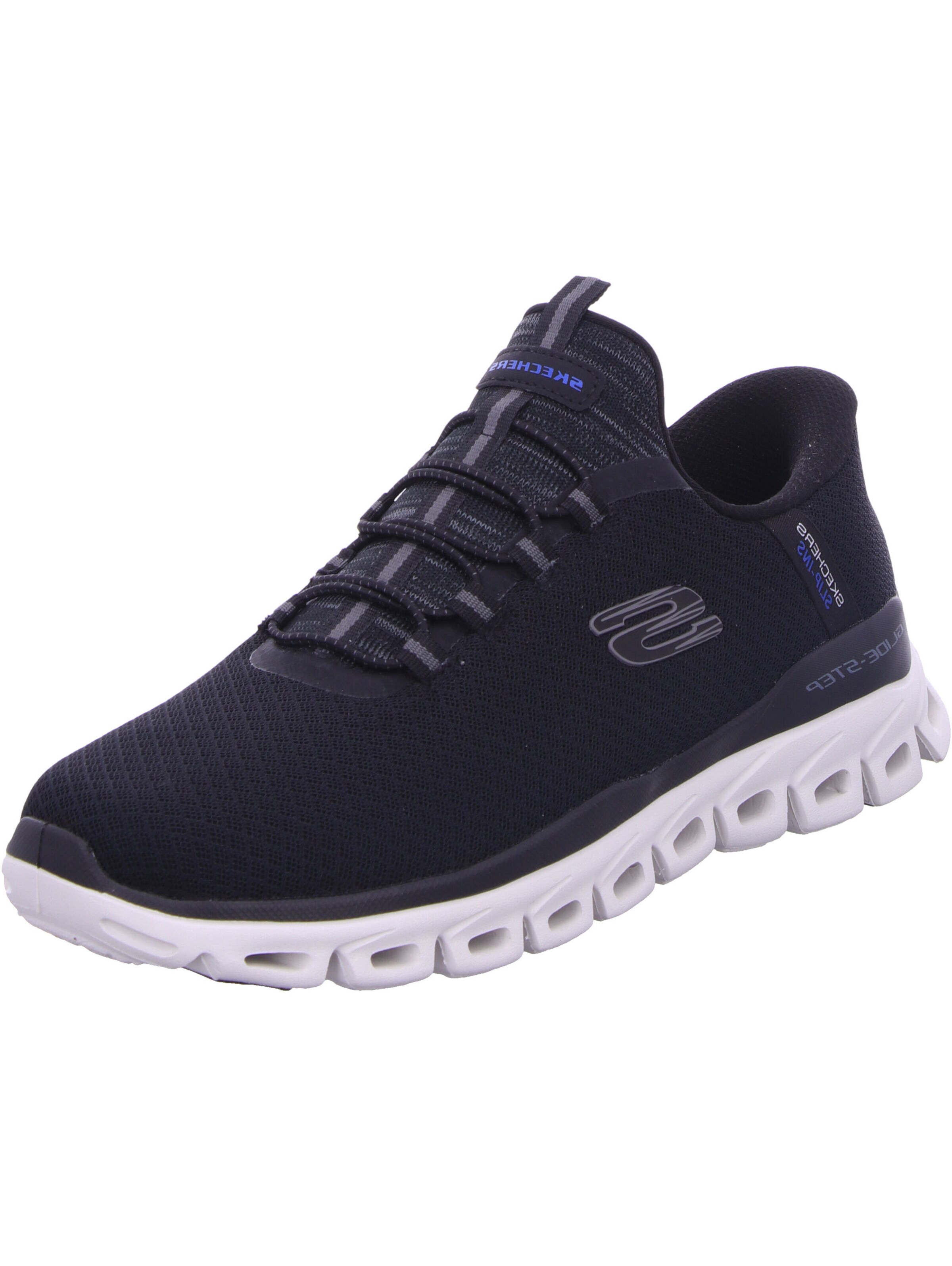 Baskets basses 'Glide-Step - Noxus' SKECHERS en noir : devant