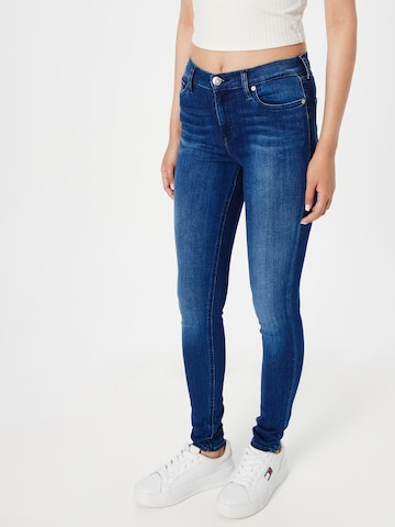 Skinny Jeans 'Nora' de la Tommy Jeans pe albastru: față