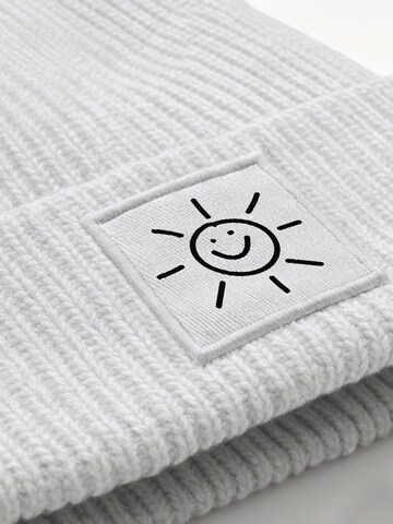 Neverless Beanie 'Sonne' in Grey