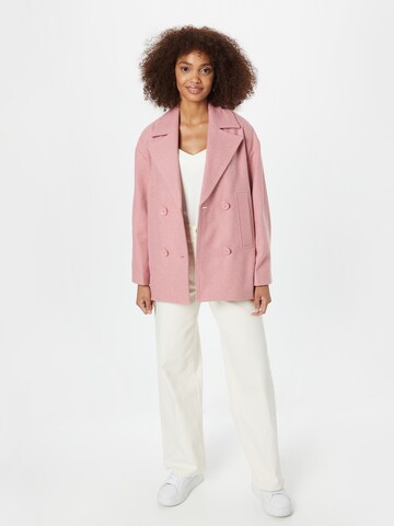 Sisley Демисезонное пальто в Ярко-розовый