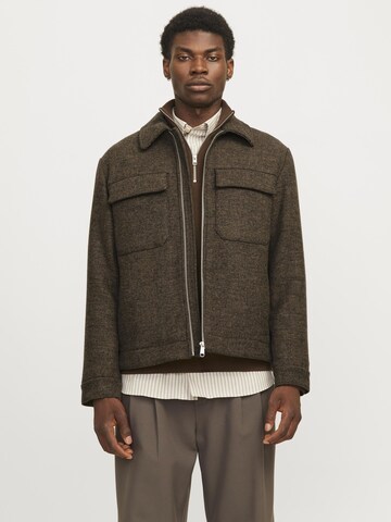 JACK & JONES Tussenjas in Bruin: voorkant