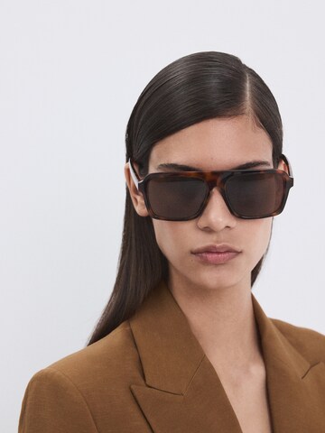 MANGO Blazer 'Texas' in Brown