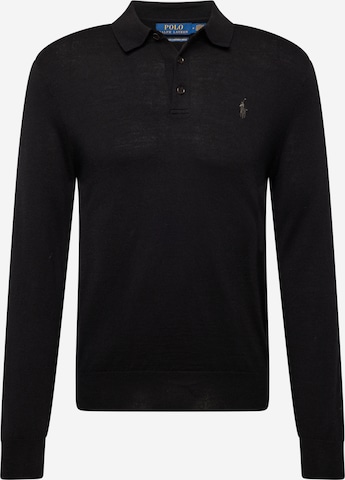 Pull-over Polo Ralph Lauren en noir : devant