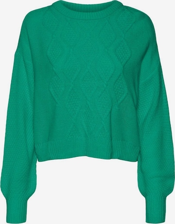 VERO MODA Sweater in Green: front