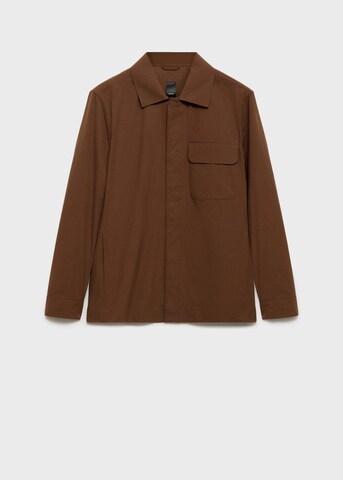 MANGO MAN Between-Season Jacket 'Due' in Brown: front
