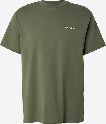 Carhartt WIP - Camisa em verde: frente