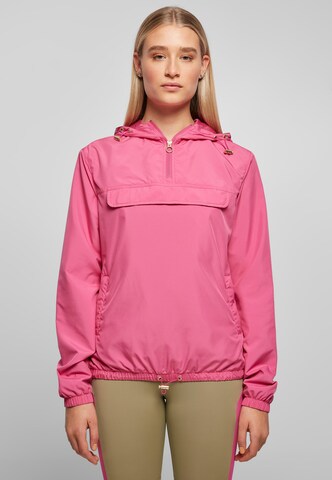 Urban Classics Φθινοπωρινό και ανοιξιάτικο μπουφάν σε ροζ