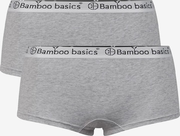 Bamboo basics Slip 'Iris' in Grijs: voorkant
