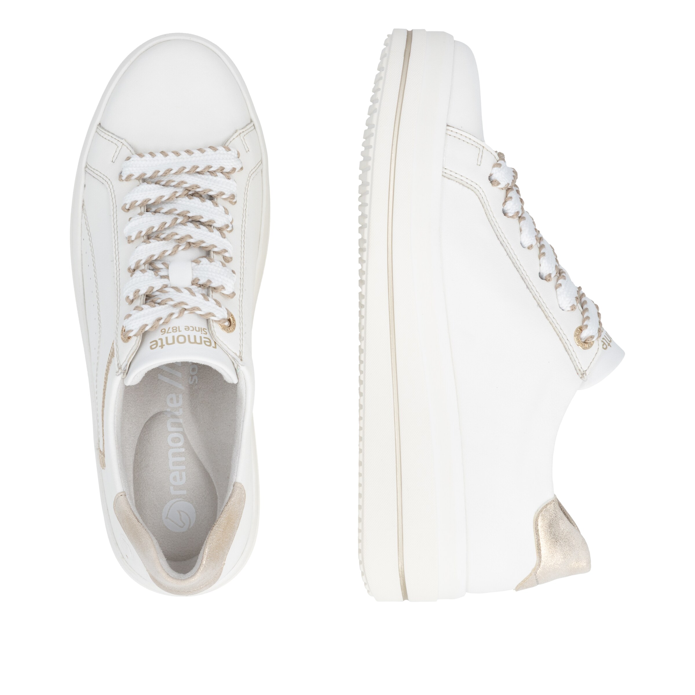 Baskets basses REMONTE en blanc