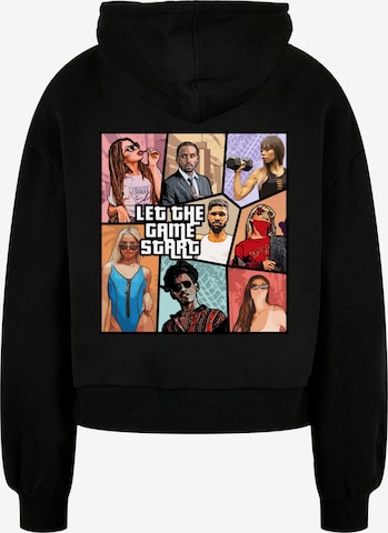 Merchcode Sweatshirt 'Grand Collage' in Schwarz