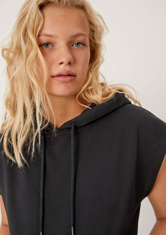 QS Sweatshirt in Zwart