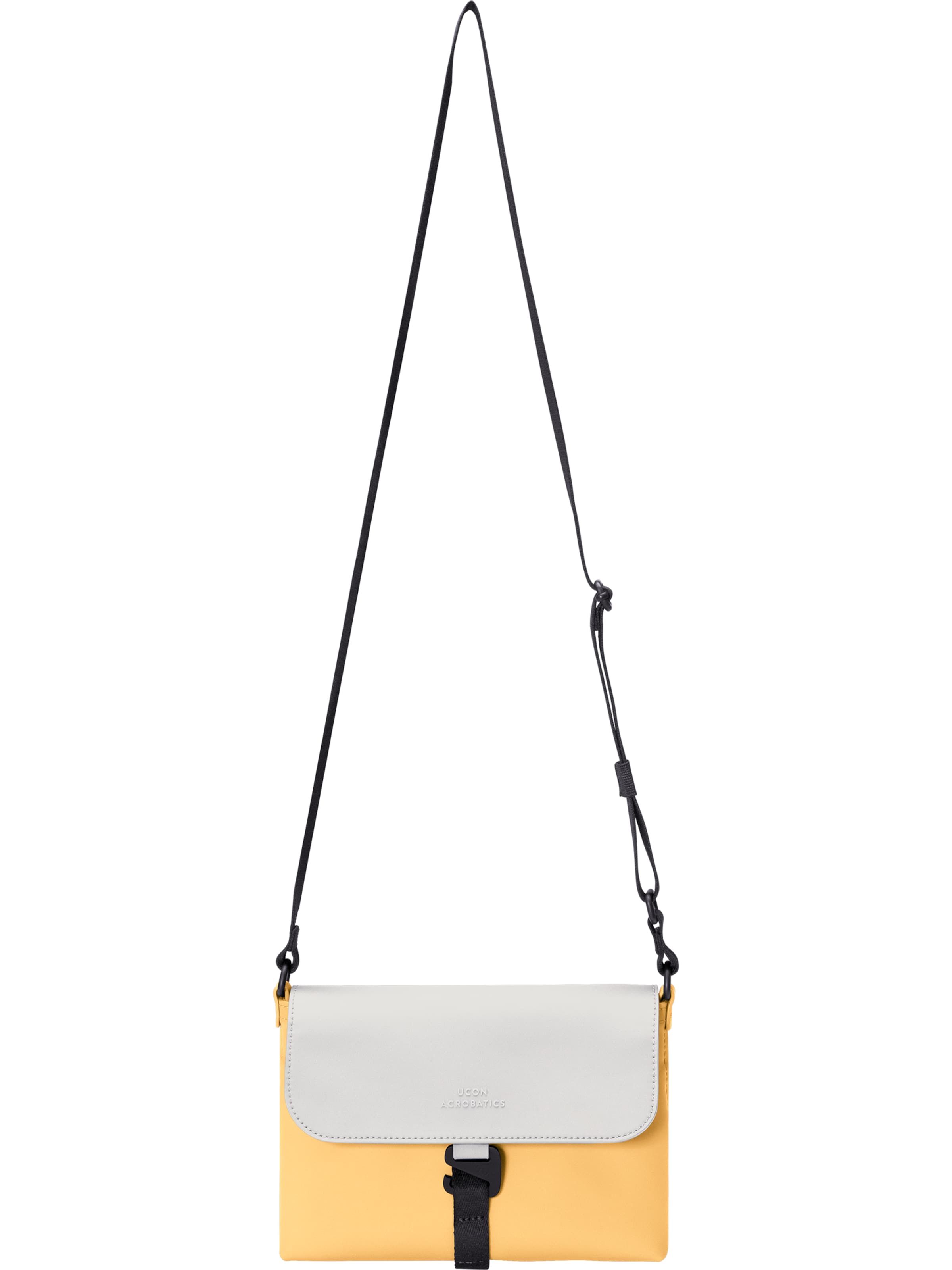 Ucon Acrobatics Crossbody Bag 'Yuri Lotus Infinity' in Yellow: front