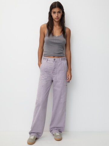 Pull&Bear Regular Jeans in Purple