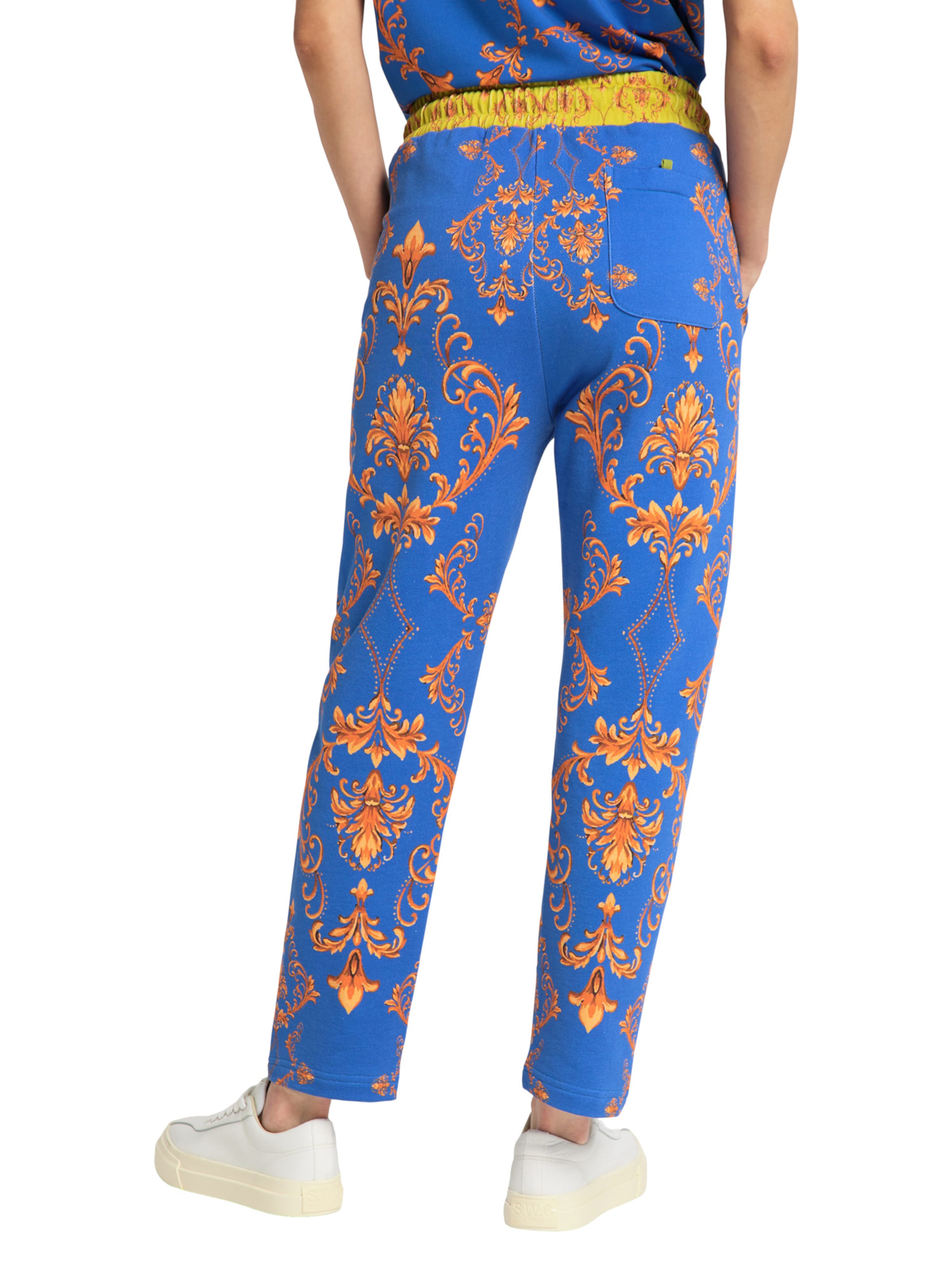 Carlo Colucci Regular Pants 'Cisera' in Blue