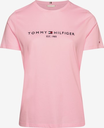 Tommy Hilfiger Curve Shirt in Pink: front