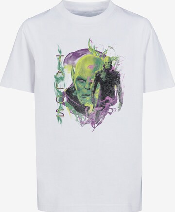 T-Shirt 'Captain Marvel - Talos Smoke' ABSOLUTE CULT en blanc : devant