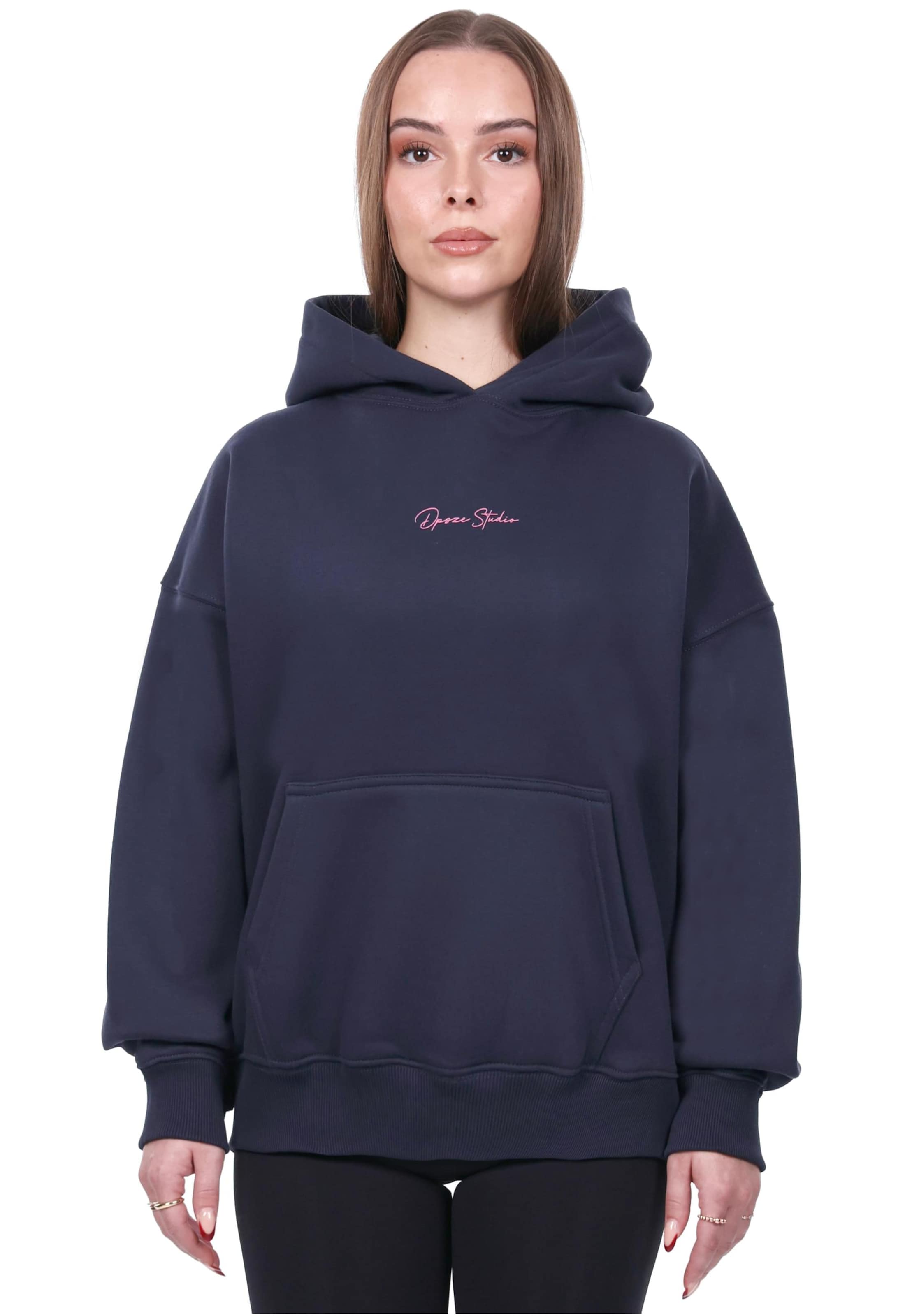 Dropsize Sweatshirt 'Street Club' in Blue: front