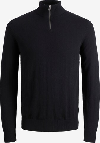 Pull-over 'Emil' JACK & JONES en noir : devant