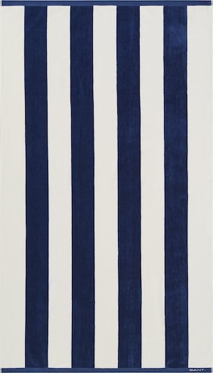 GANT Strandtuch in dunkelblau / weiß, Produktansicht