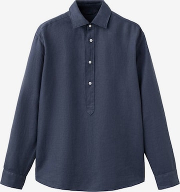 MANGO MAN Poloshirt 'Rupit' in Blau: Vorderseite