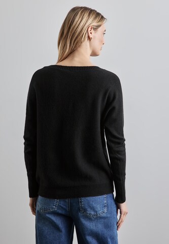 STREET ONE Sweater 'Dolman' in Black