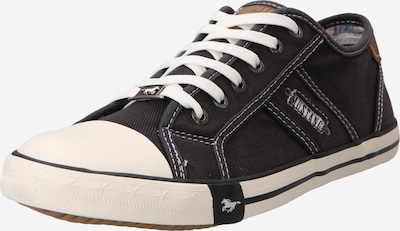MUSTANG Sneaker in cognac / schwarz / weiß, Produktansicht