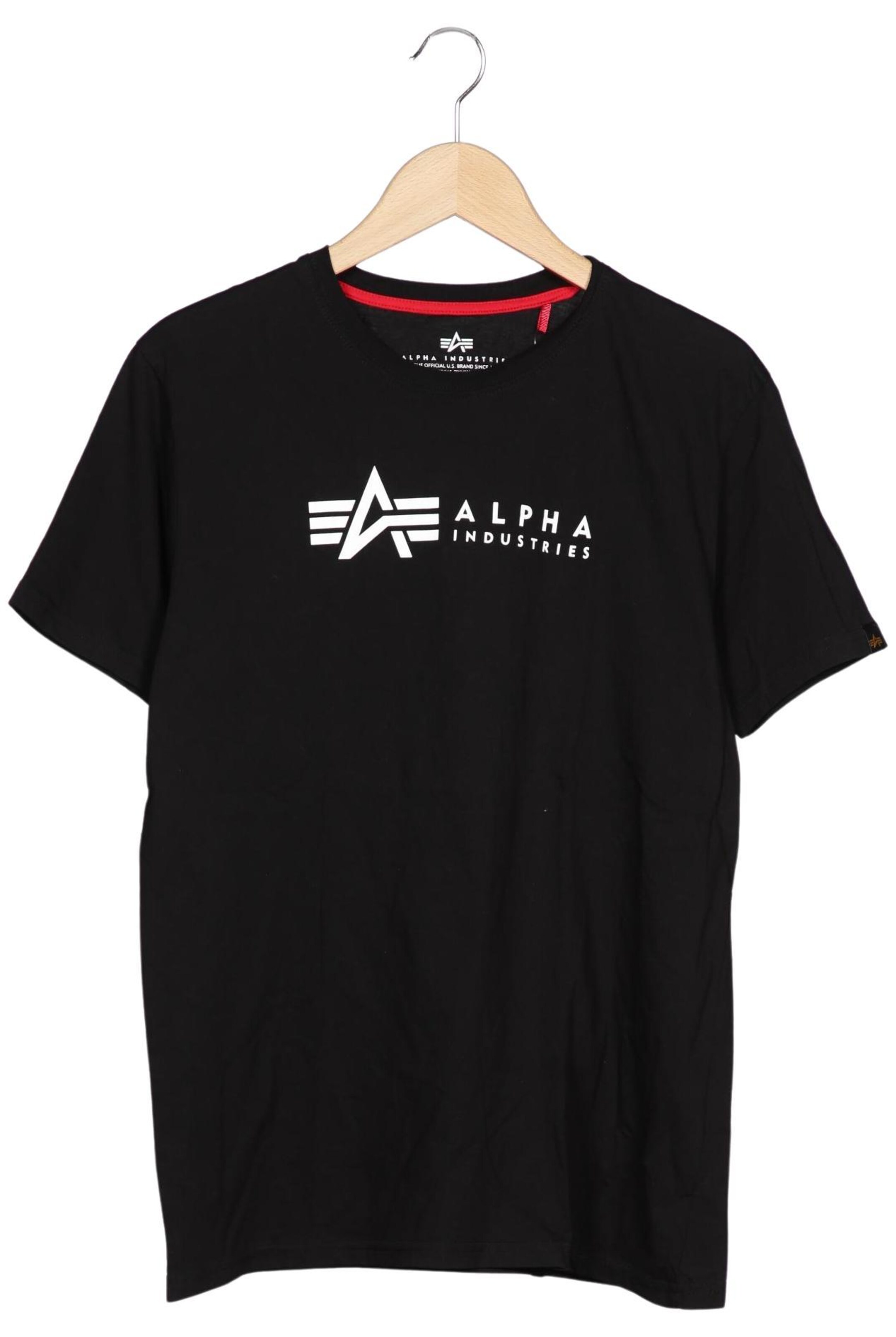 ALPHA INDUSTRIES Shirt in L in Black: front