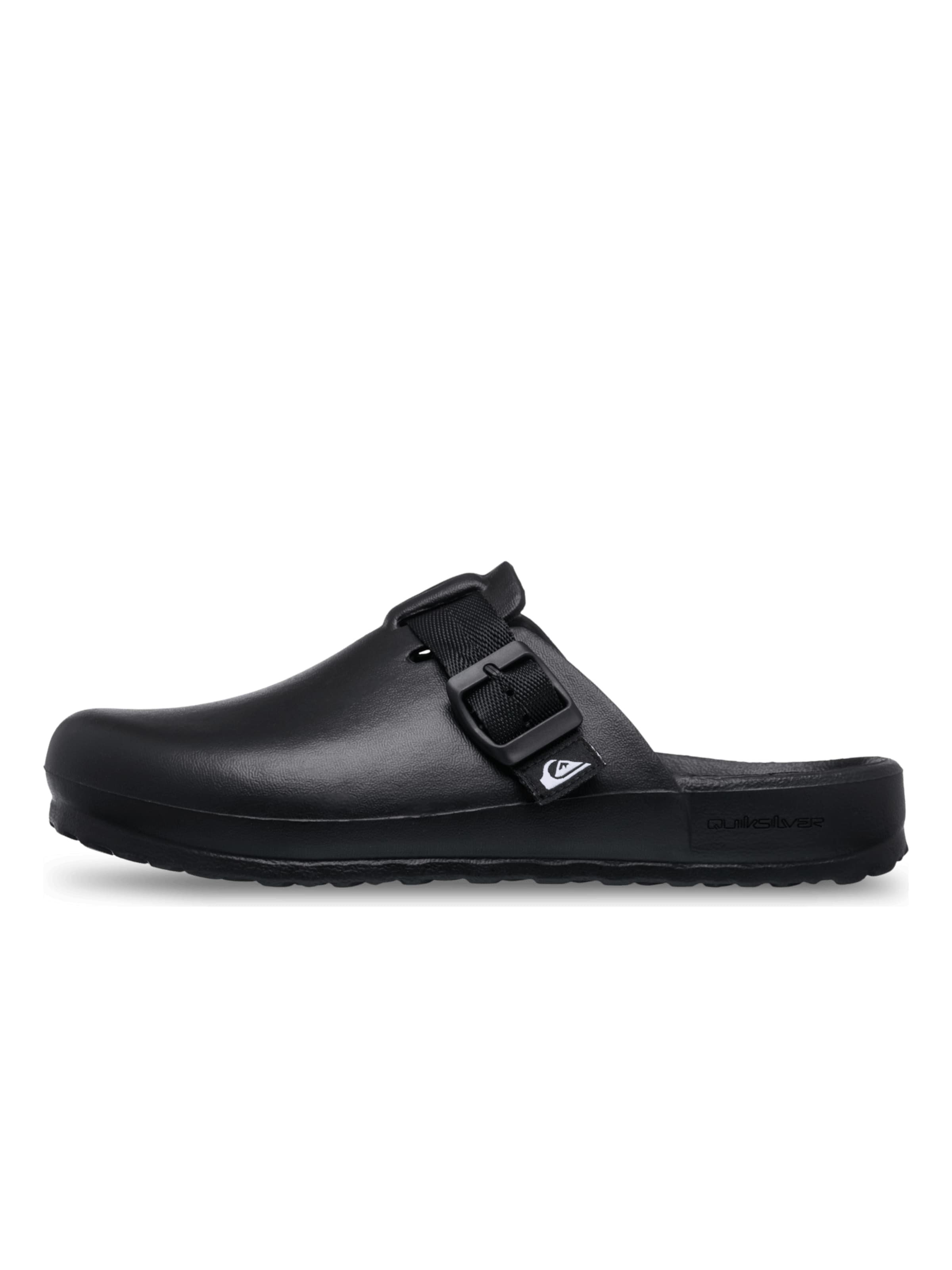 QUIKSILVER Clogs in Schwarz: Vorderseite