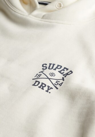 Sweat-shirt 'Athletic Club' Superdry en blanc
