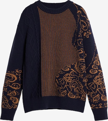mėlyna Desigual Megztinis be užsegimo: priekis
